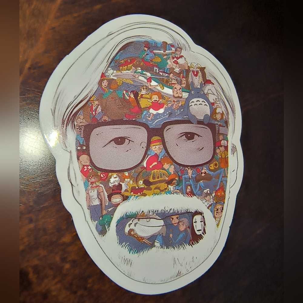 Studio Ghibli Collage Face Sticker - Multicolor - Picture 2 of 2